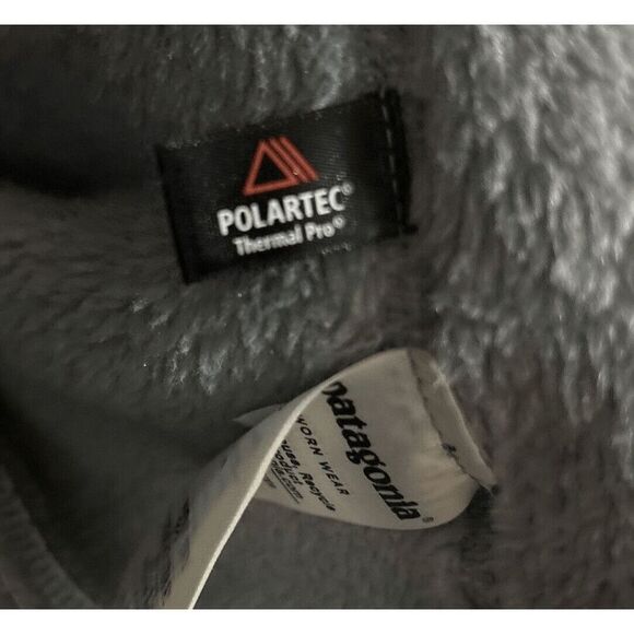 Patagonia Re-Tool Snap T Polartec Fleece Pullover Jacket Gray Womens Medium - Picture 10 of 10